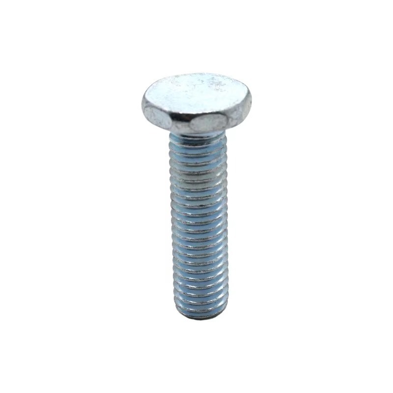 Blue Custom Zinc Plated Carbon Steel Hex Head Bolt With Internal Hex Drive Precision