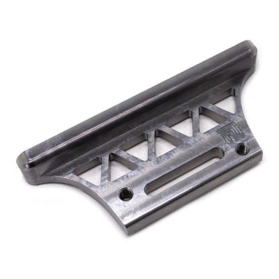 Gia công CNC Titanium tùy chỉnh với Phay CNC với các lỗ cắt hình tam giác cạnh vòm có ren